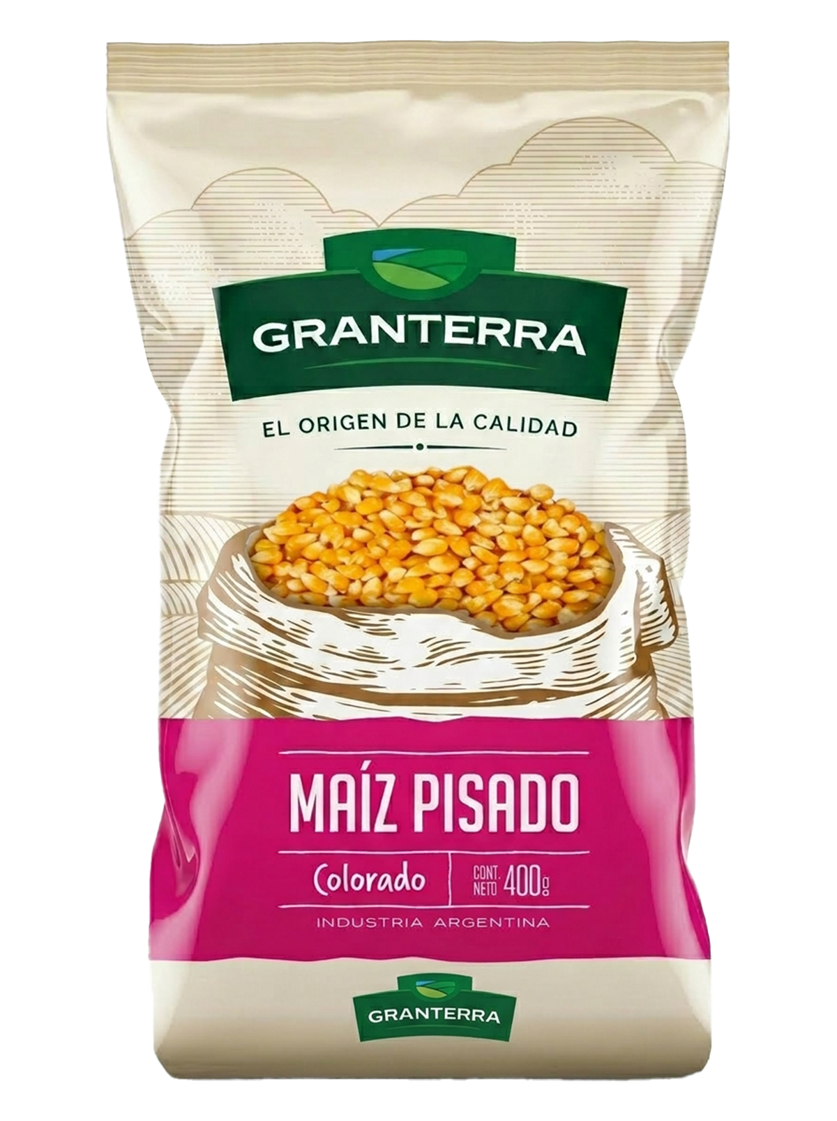 Maíz pisado colorado GranTerra